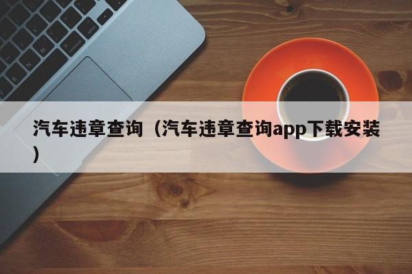 汽车违章查询（汽车违章查询app下载安装）