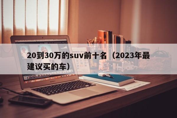 20到30万的suv前十名（2023年最建议买的车）