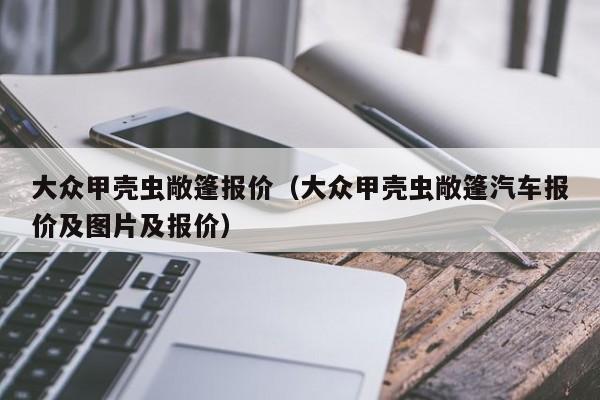 大众甲壳虫敞篷报价（大众甲壳虫敞篷汽车报价及图片及报价）