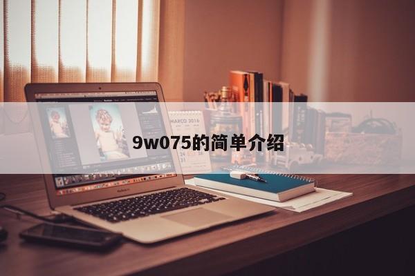 9w075的简单介绍